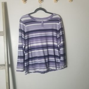 CROFT & BARROW LONG SLEEVE BLOUSE SIZE XL